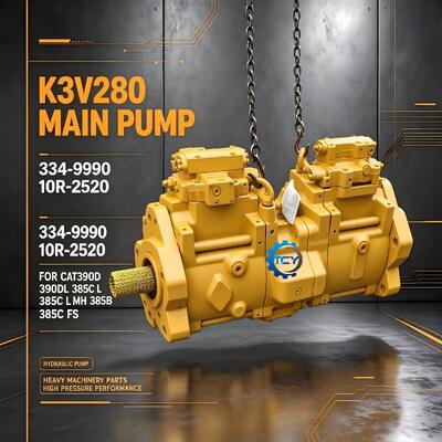 334-9990 10R-2520 K3V280 BUMPA MAIN para CAT390D 390DL 385C L MH 385B 385C FS BUMPA HIDRAULICA NUEVA de marca